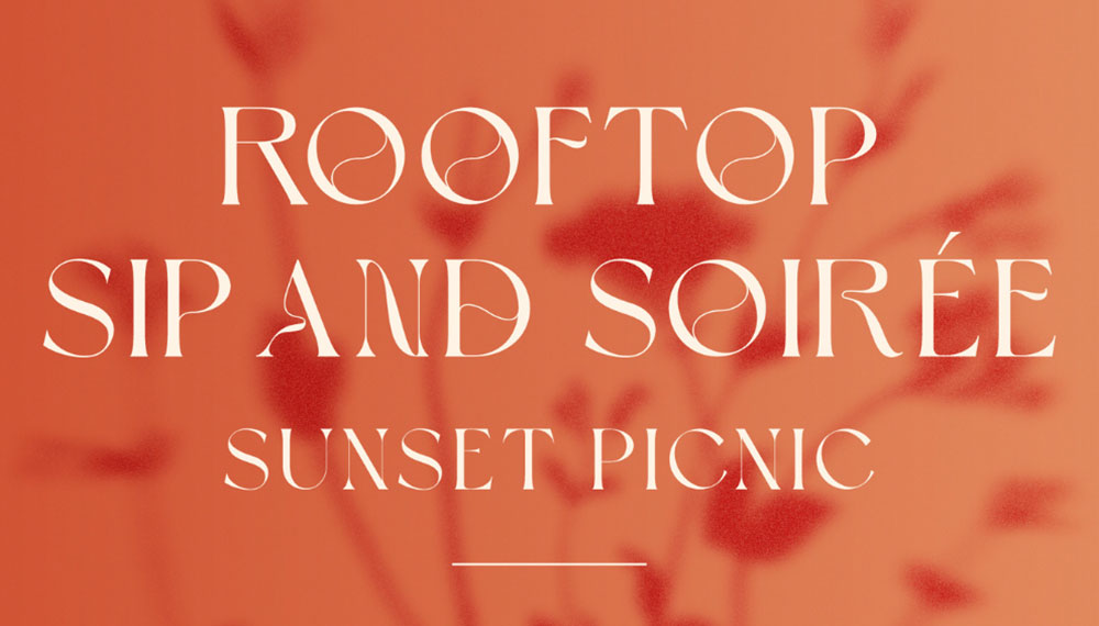 Sip and Soirée Flyer
